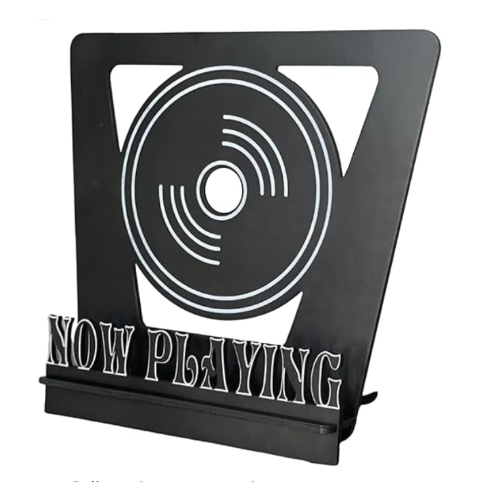 Now Playing Vinyl Record Stand