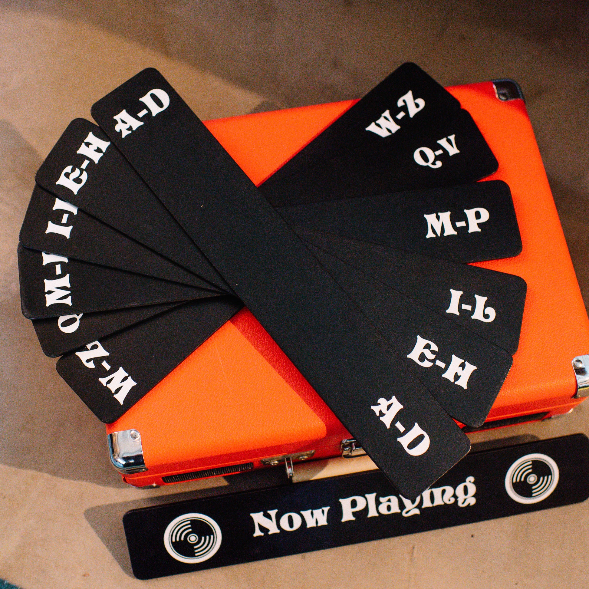 Record Dividers with Now Playing Vinyl divider