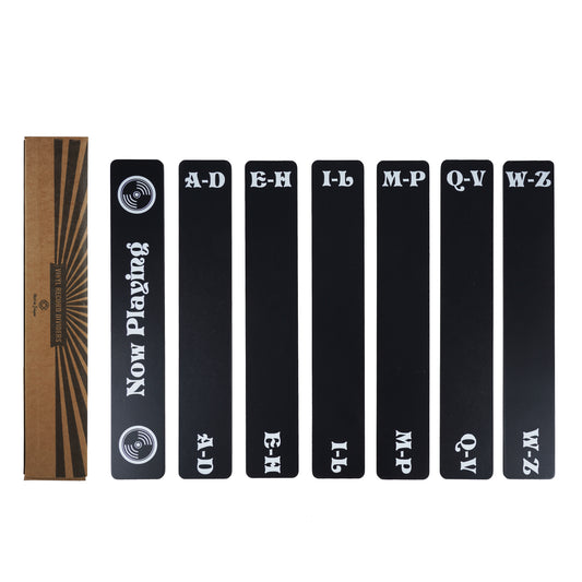 Vinyl Record Dividers A-Z (7 Board Set)