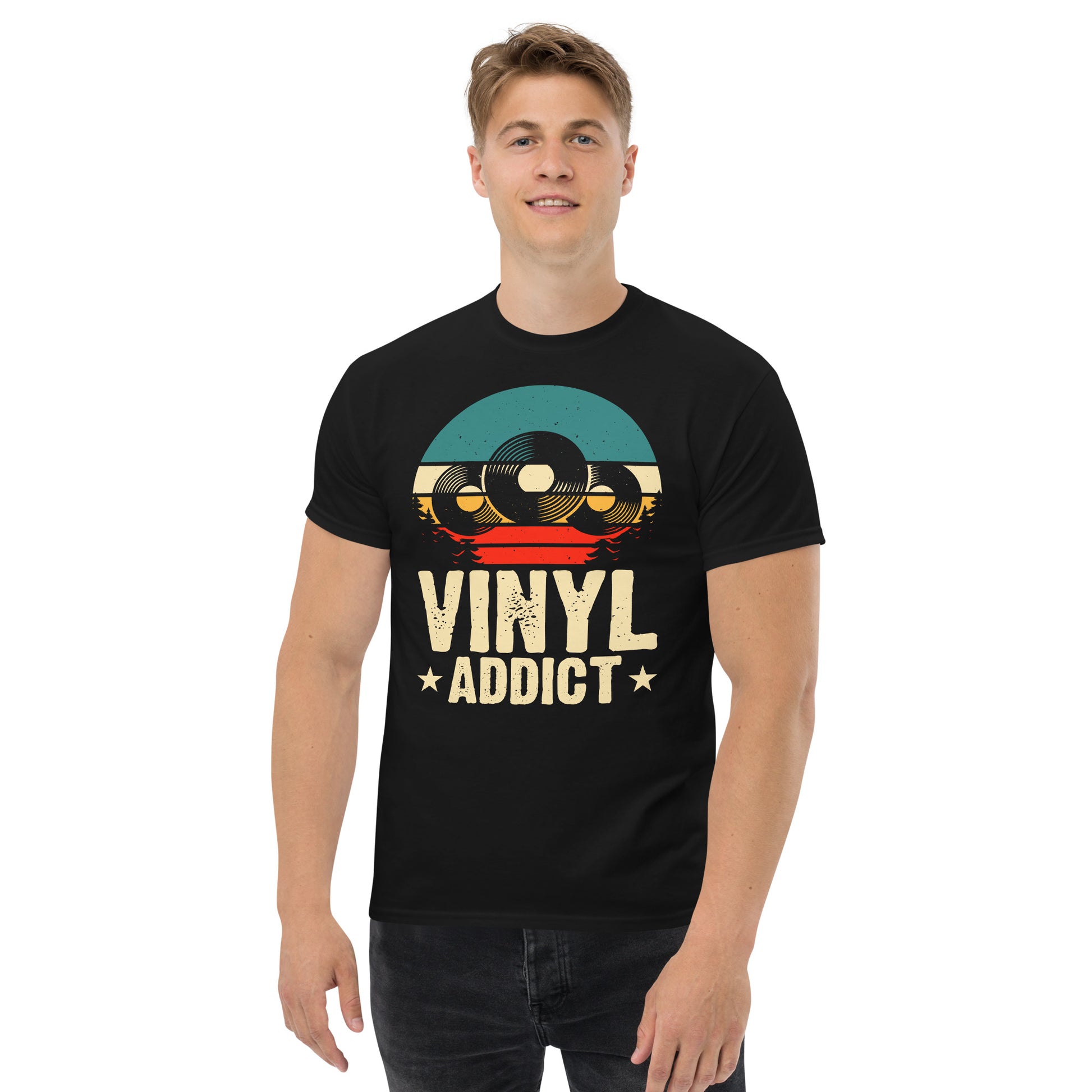 Vinyl Addict Men's classic tee - SkyLia Vinyl Designs