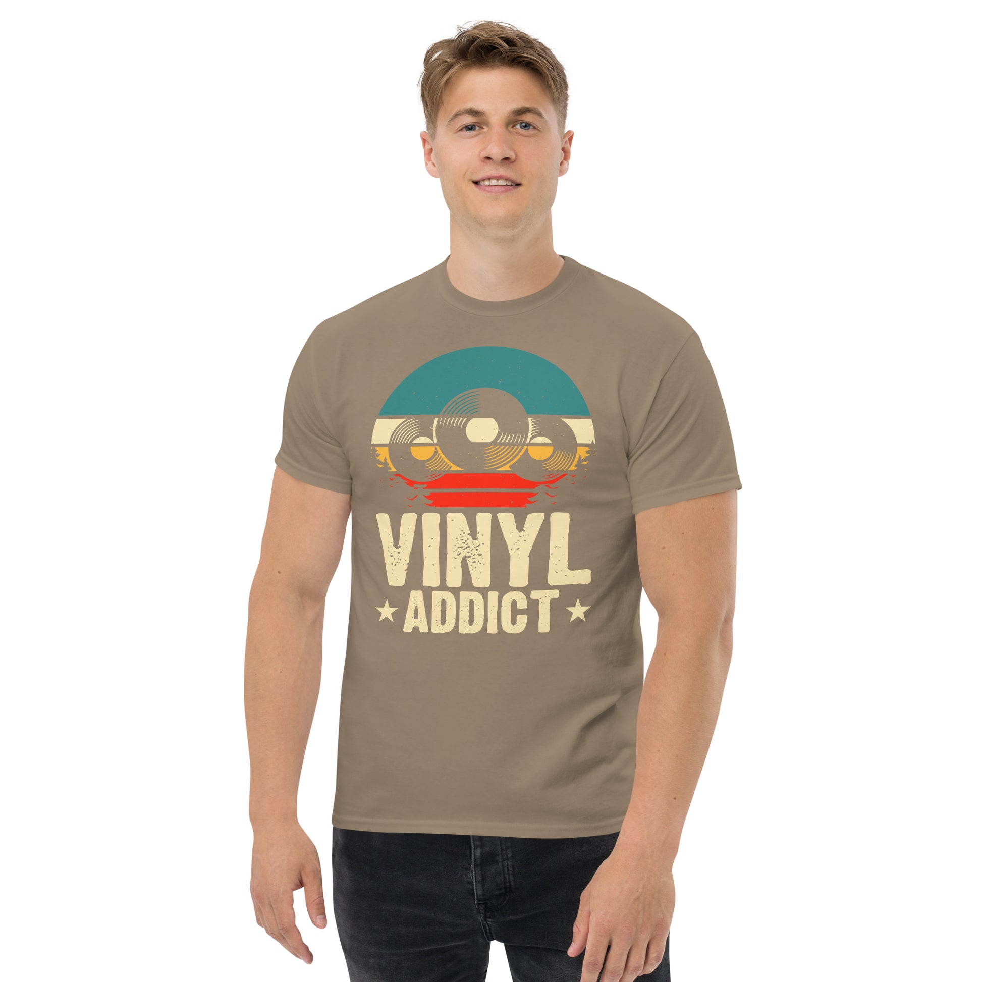 Vinyl Addict Men's classic tee - SkyLia Vinyl Designs
