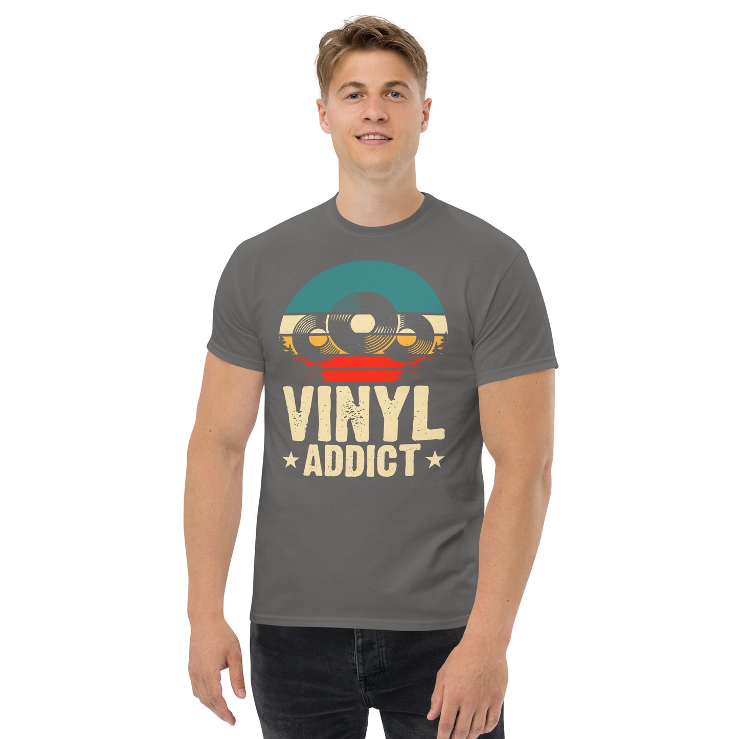 Vinyl Addict Men's classic tee - SkyLia Vinyl Designs