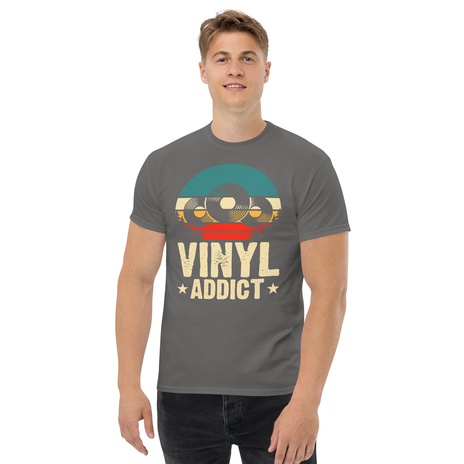 Vinyl Addict Men's classic tee - SkyLia Vinyl Designs