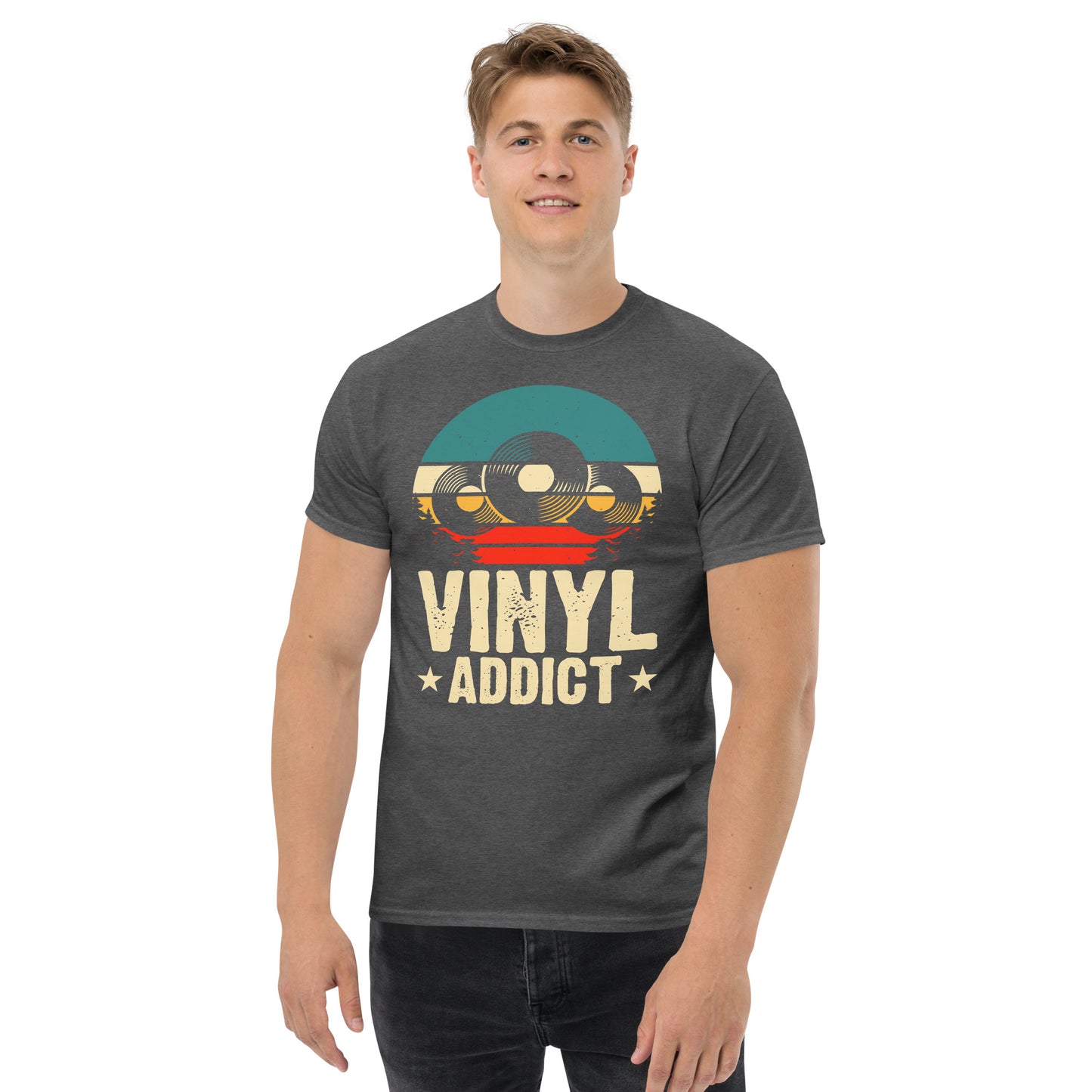 Vinyl Addict Men's classic tee - SkyLia Vinyl Designs