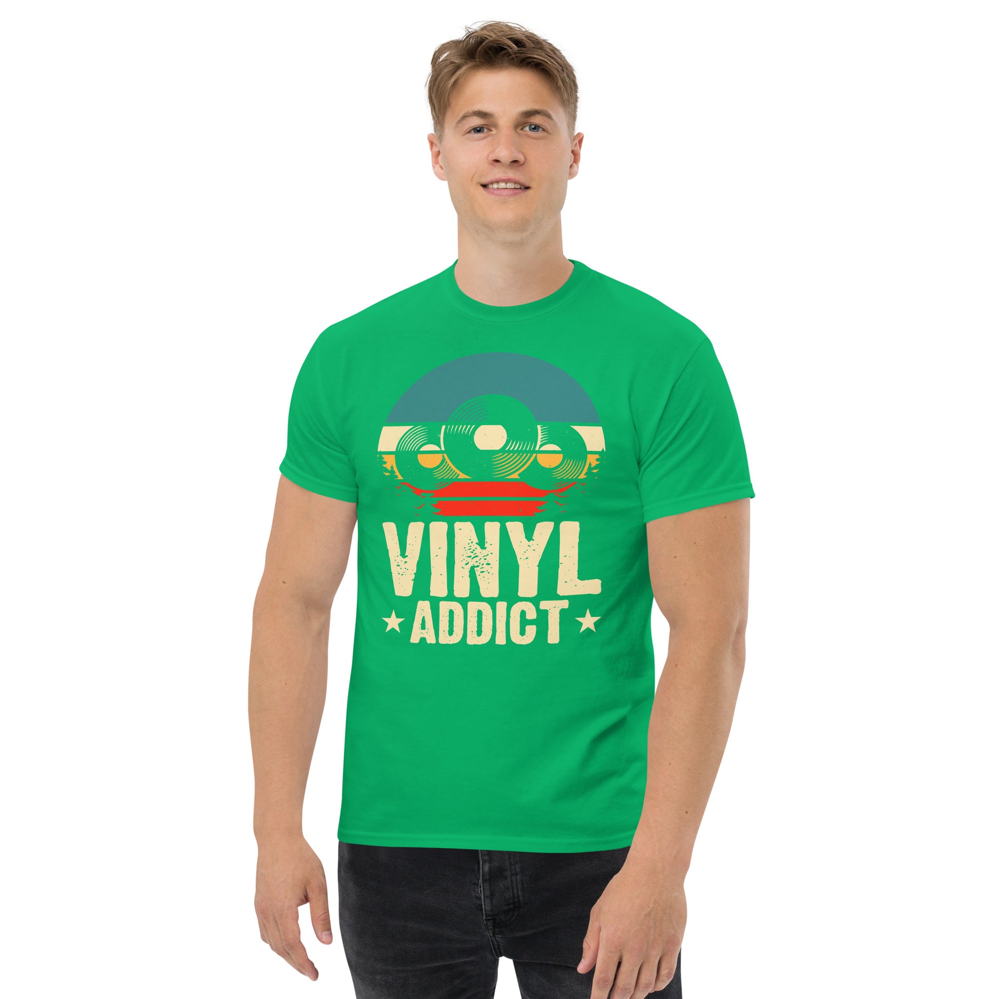 Vinyl Addict Men's classic tee - SkyLia Vinyl Designs