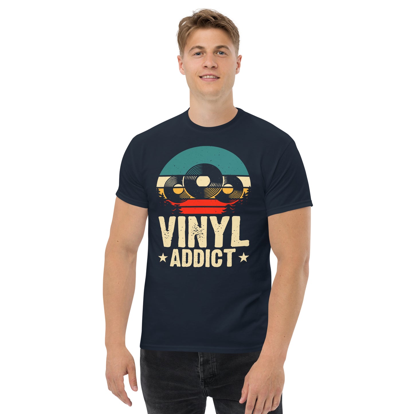 Vinyl Addict Men's classic tee - SkyLia Vinyl Designs