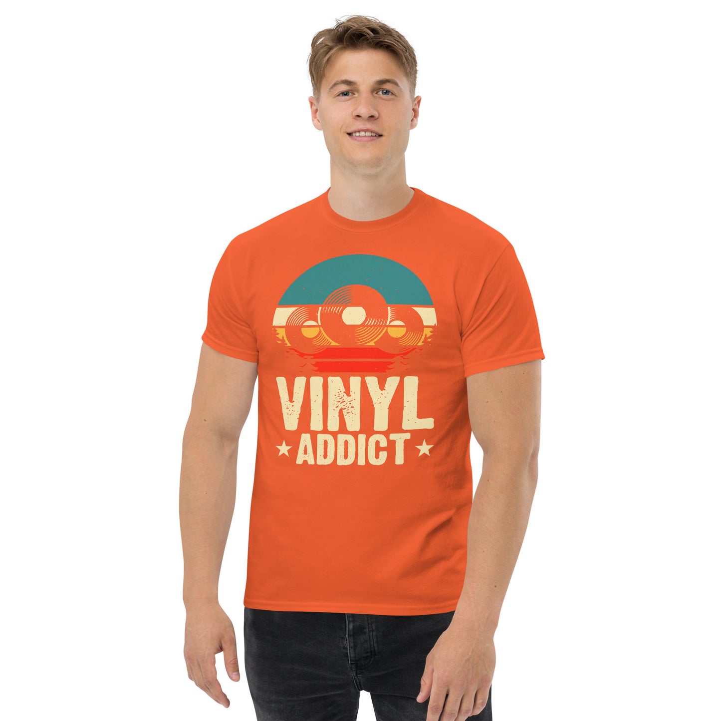 Vinyl Addict Men's classic tee - SkyLia Vinyl Designs