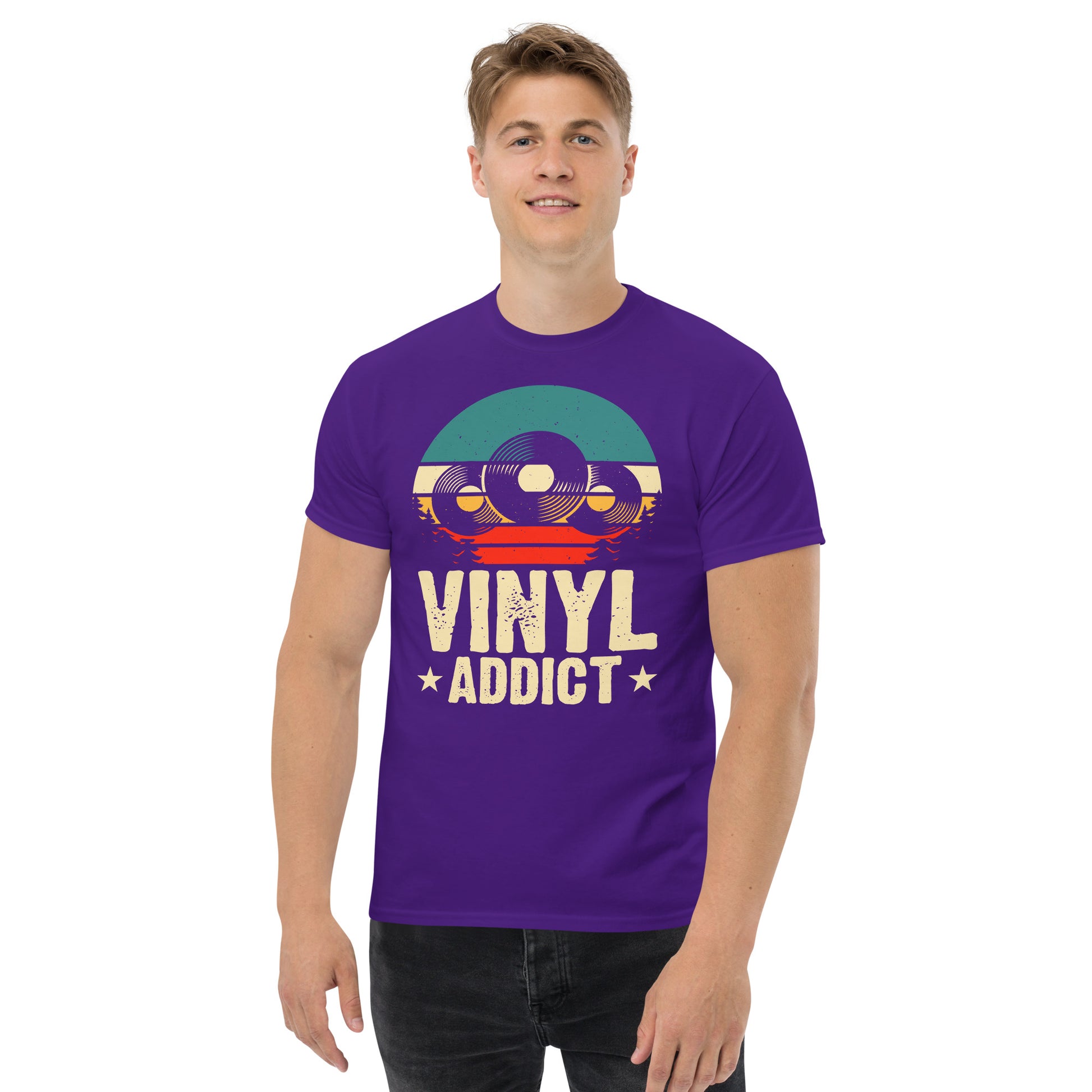 Vinyl Addict Men's classic tee - SkyLia Vinyl Designs