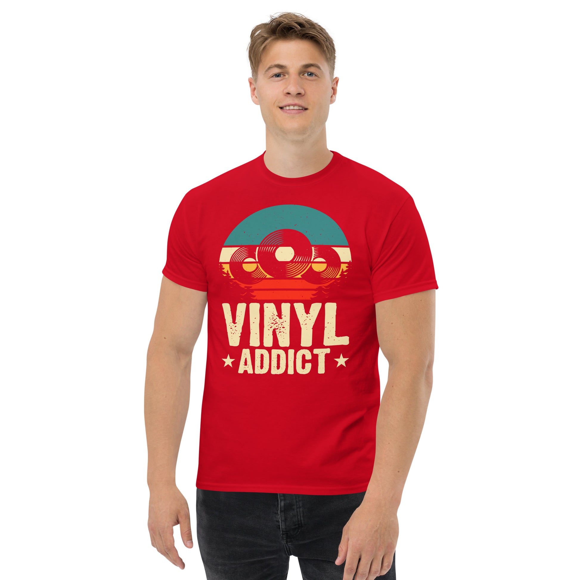 Vinyl Addict Men's classic tee - SkyLia Vinyl Designs