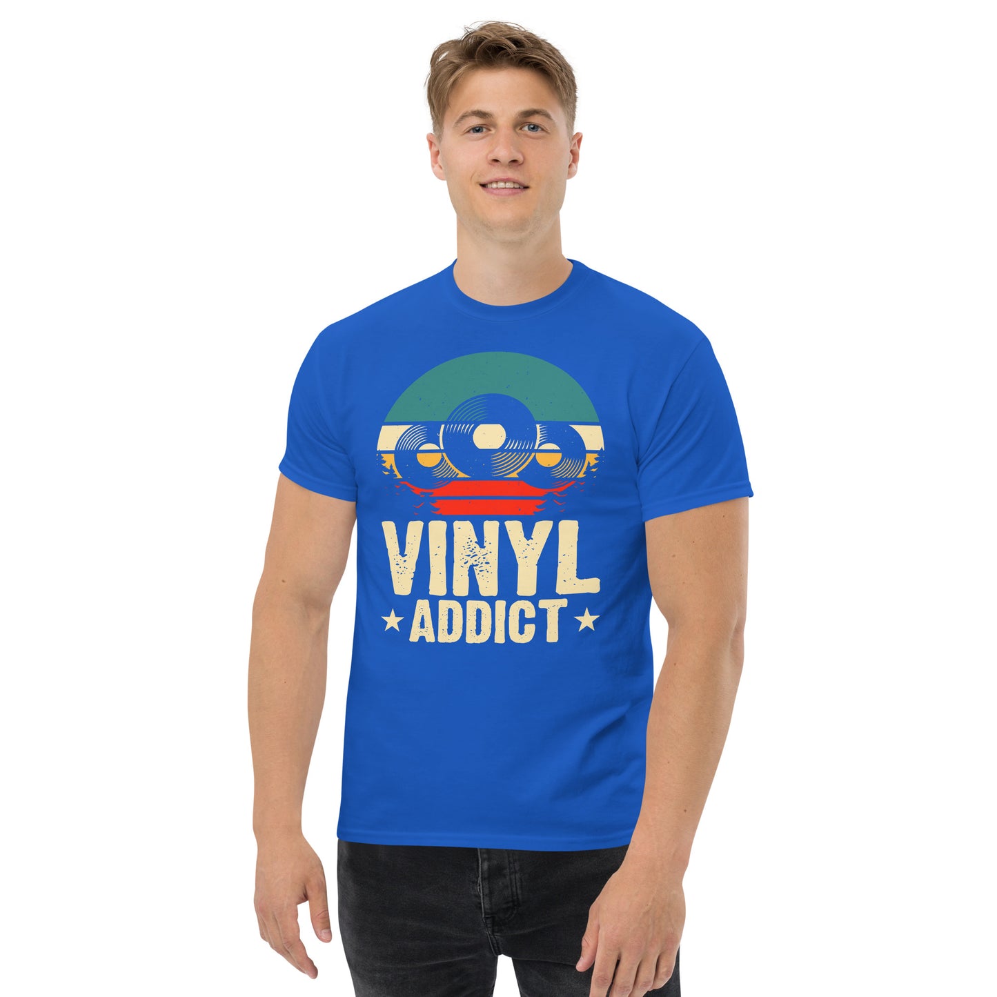 Vinyl Addict Men's classic tee - SkyLia Vinyl Designs