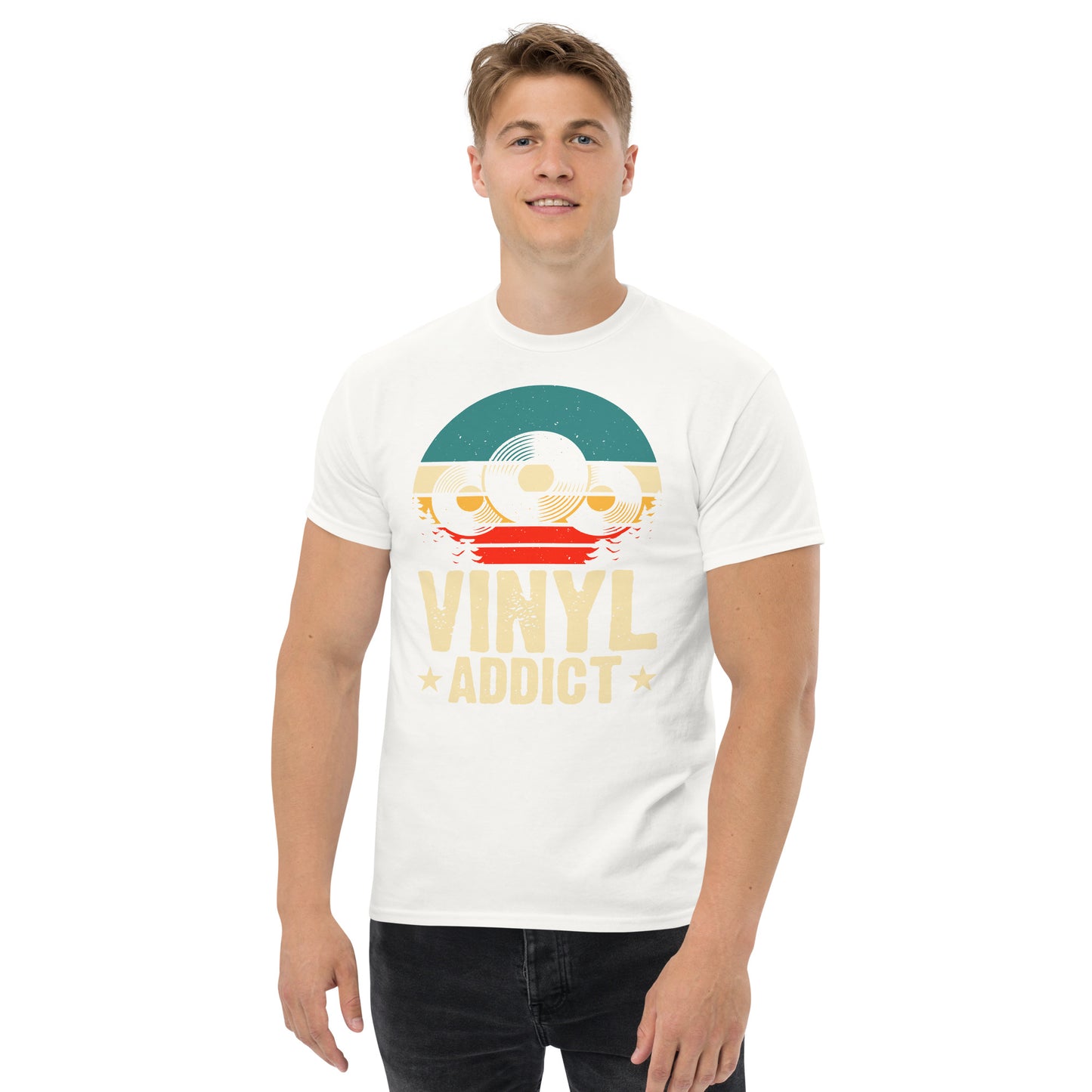 Vinyl Addict Men's classic tee - SkyLia Vinyl Designs
