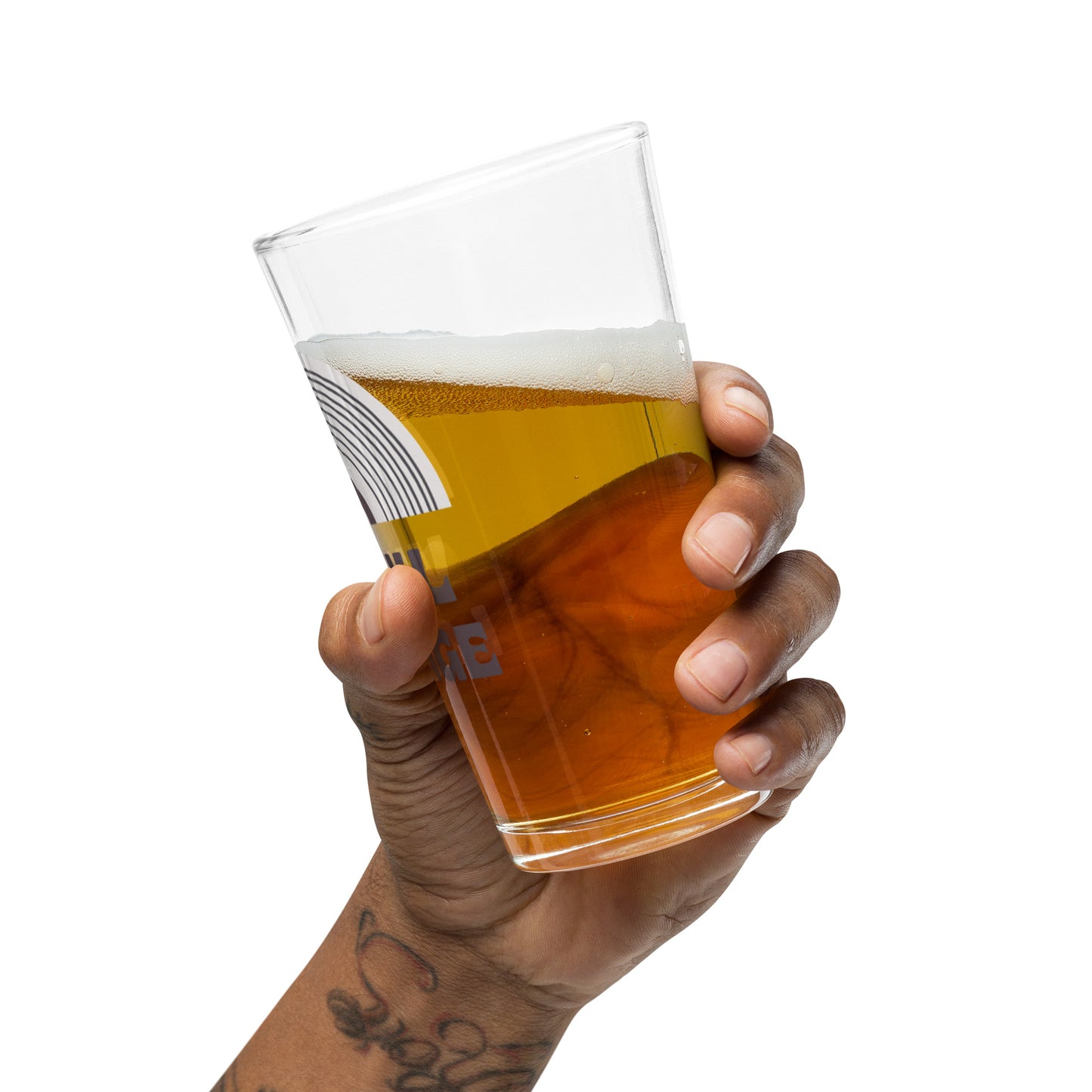 Vinyl Lounge Shaker pint glass