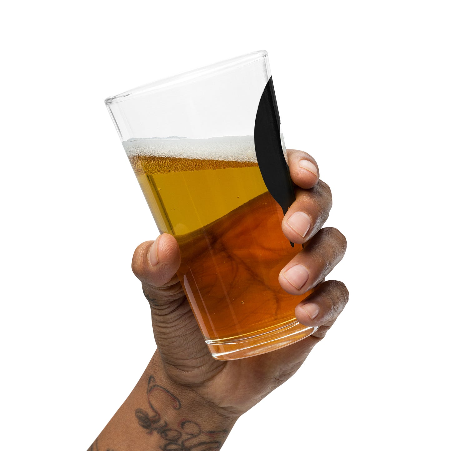 Dripping Vinyl Record pint glass