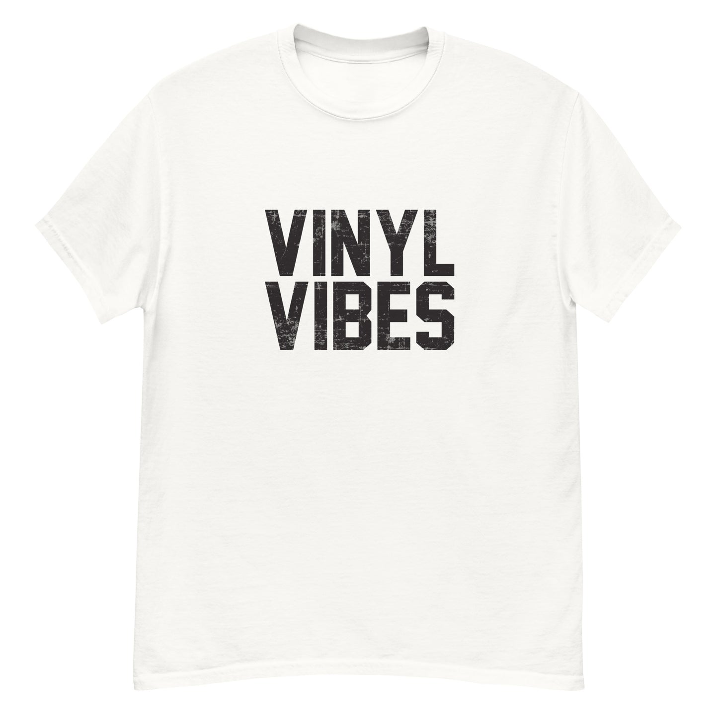 Vinyl Vibes: Unisex Classic Tee Short Sleeve