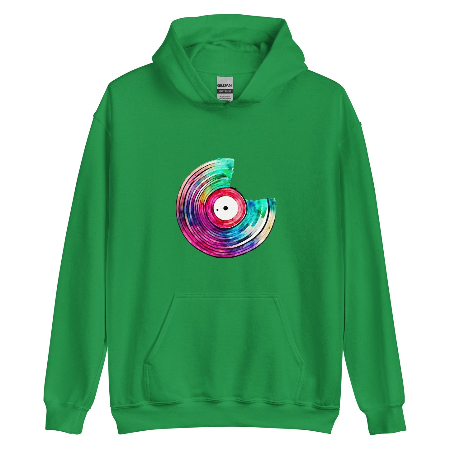 Unisex Color Swirl: Painted Vinyl Hoodie
