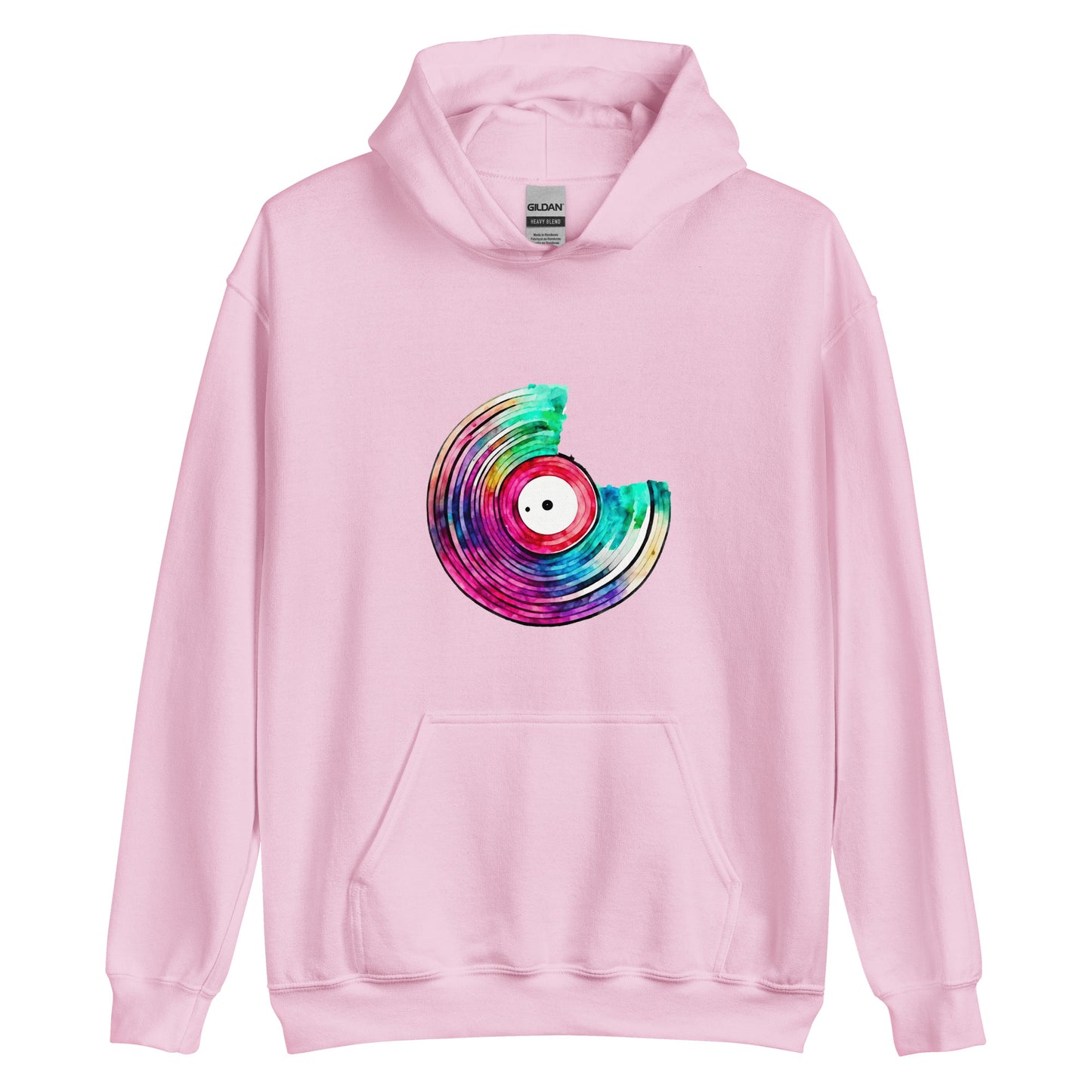 Unisex Color Swirl: Painted Vinyl Hoodie