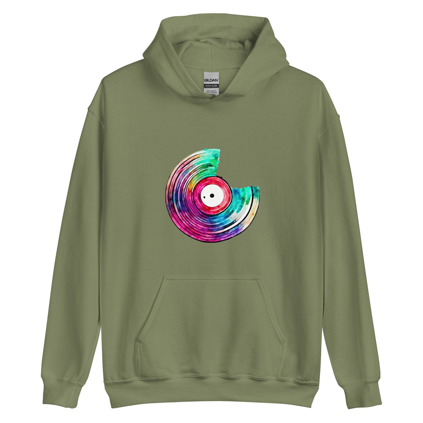 Unisex Color Swirl: Painted Vinyl Hoodie