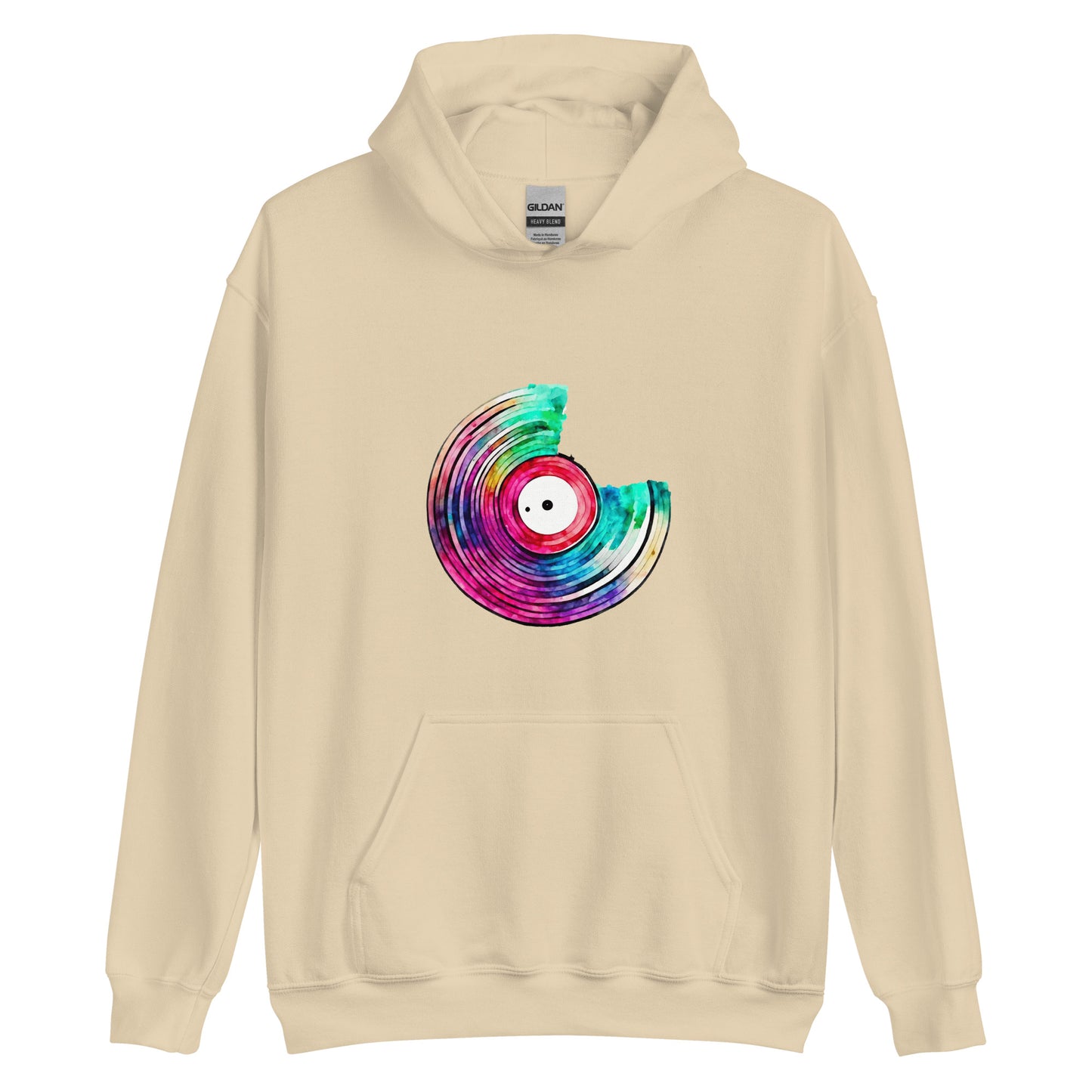 Unisex Color Swirl: Painted Vinyl Hoodie
