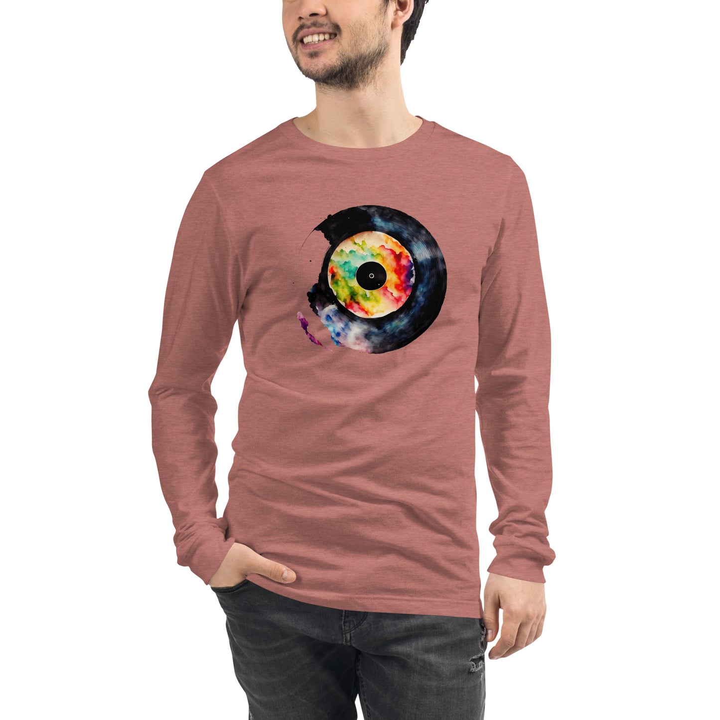 Splash Record - T shirt Unisex Long Sleeve Tee