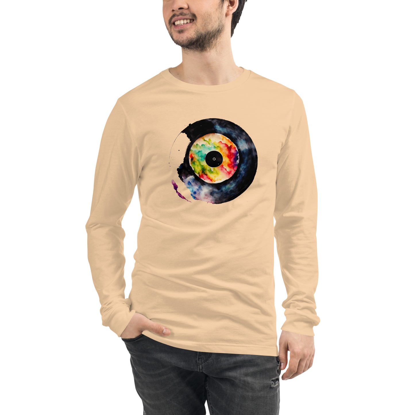 Splash Record - T shirt Unisex Long Sleeve Tee