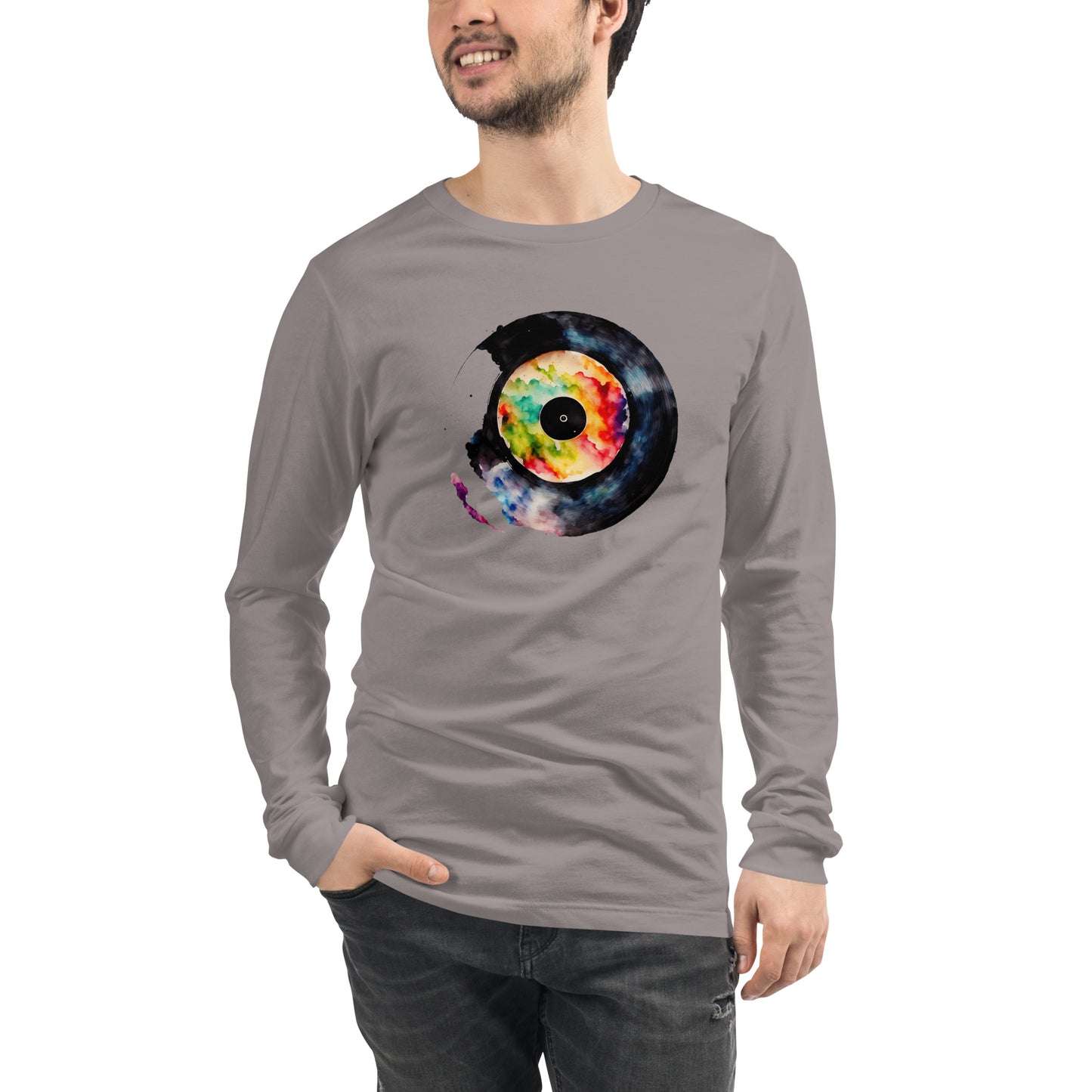 Splash Record - T shirt Unisex Long Sleeve Tee