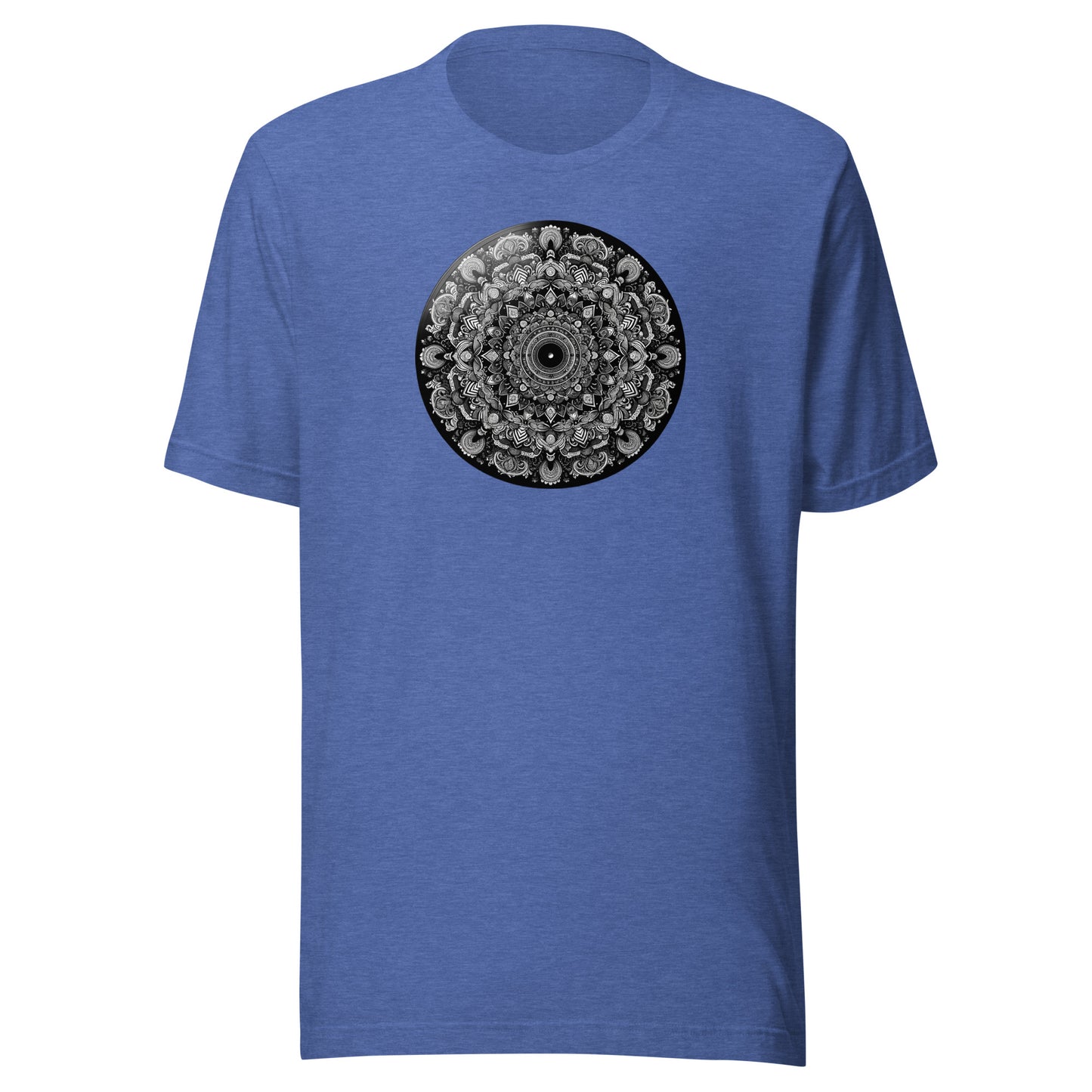 Monochrome Mandala: Intricate Pattern Tee