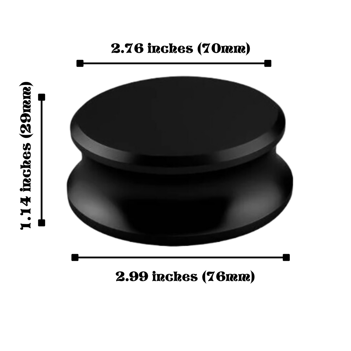 Record Weight Stabilizer for LP Vinyl Turntables