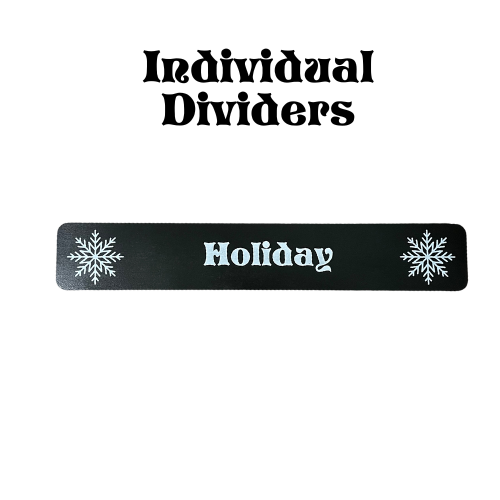 Holiday Record Divider - (single divider)