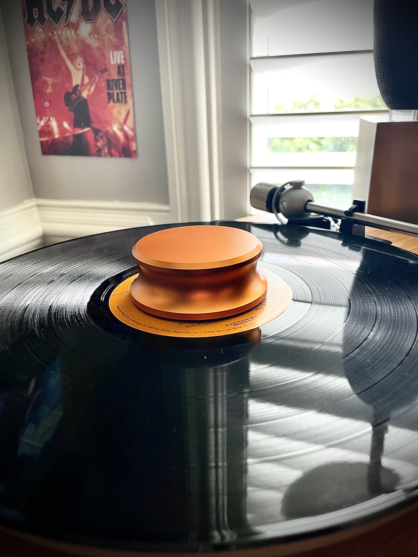 Record Weight Stabilizer for LP Vinyl Turntables