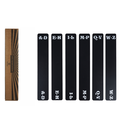 Vinyl Record Dividers A-Z (7 Board Set)
