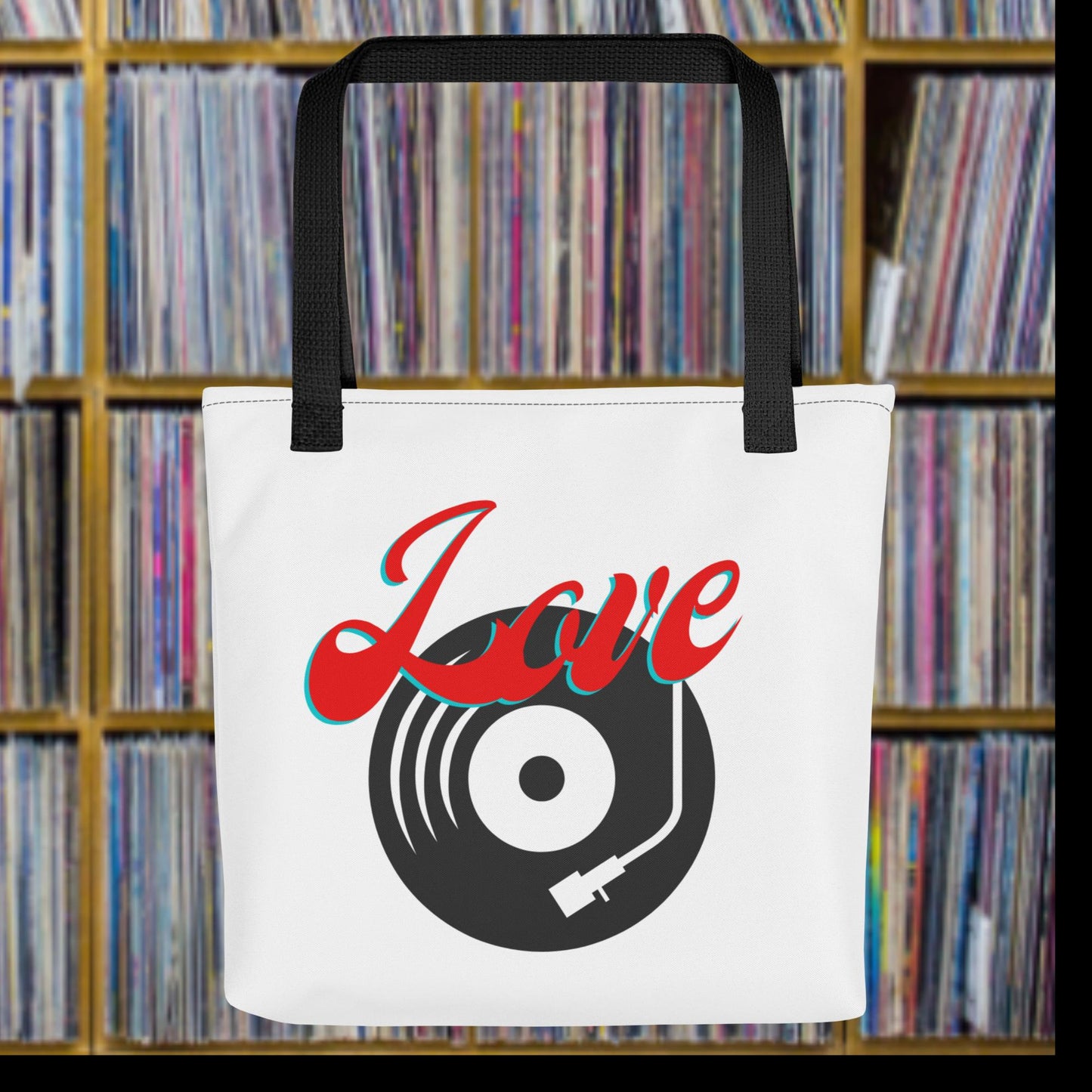 Love Vinyl Record Tote bag