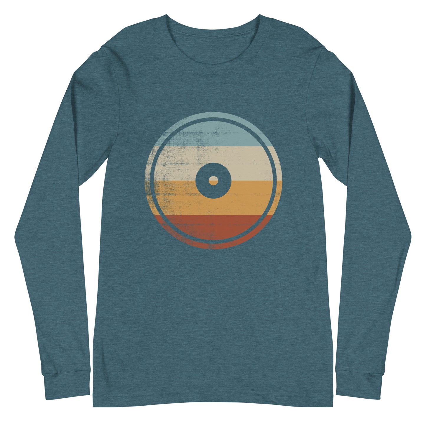 Retro Groove: Vintage Record Long Sleeve Tee