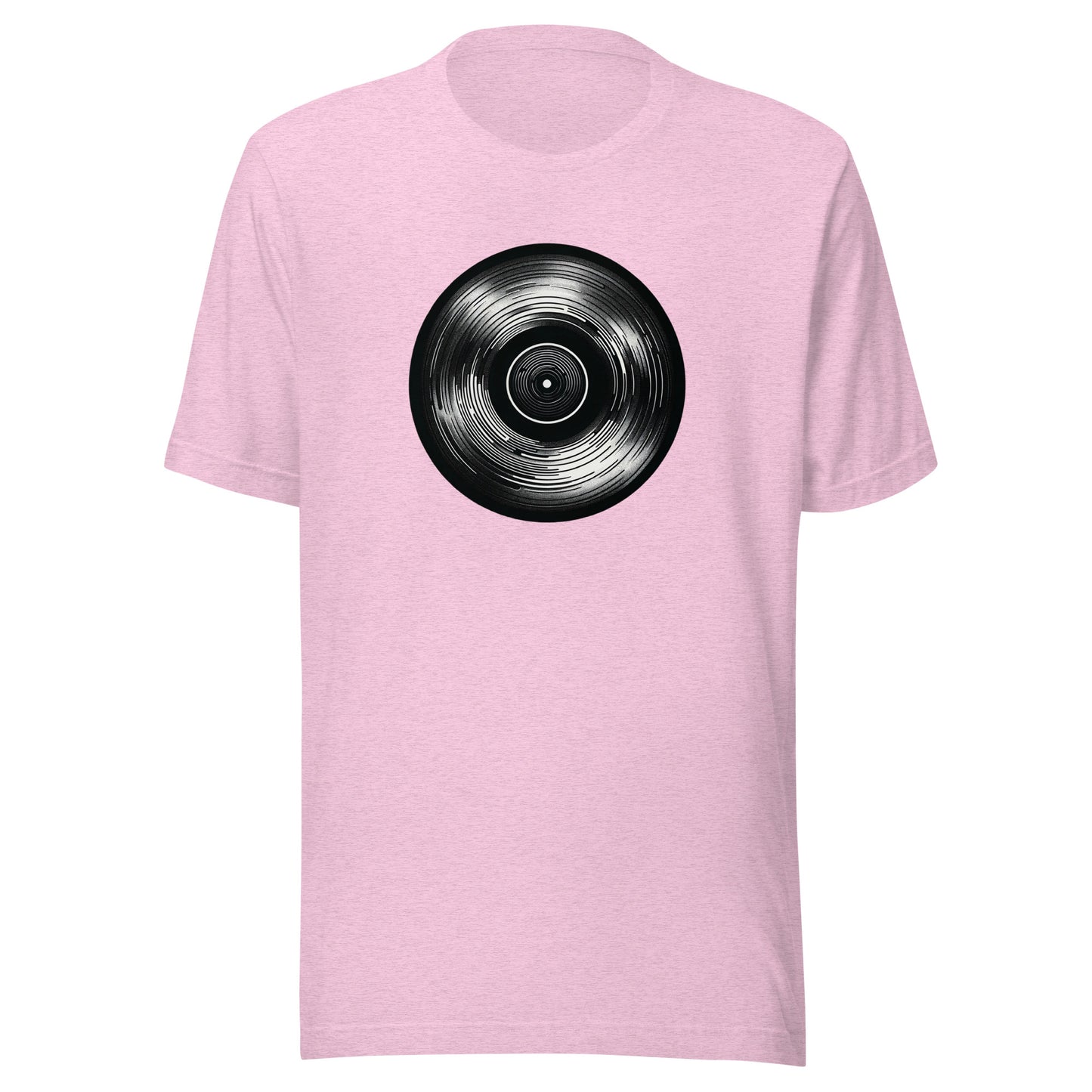 Unisex Vinyl Echo: Sleek Record Design Tee