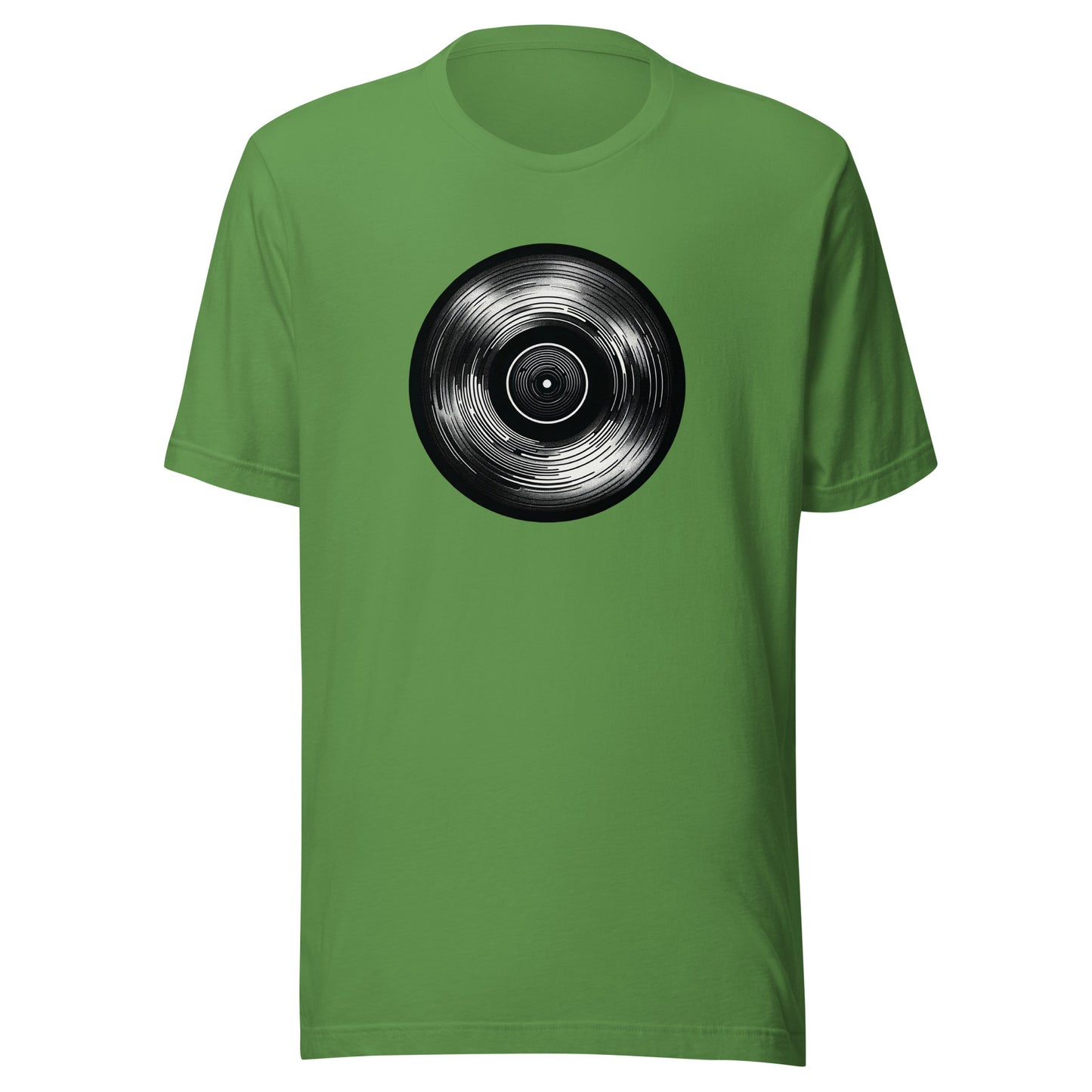 Unisex Vinyl Echo: Sleek Record Design Tee