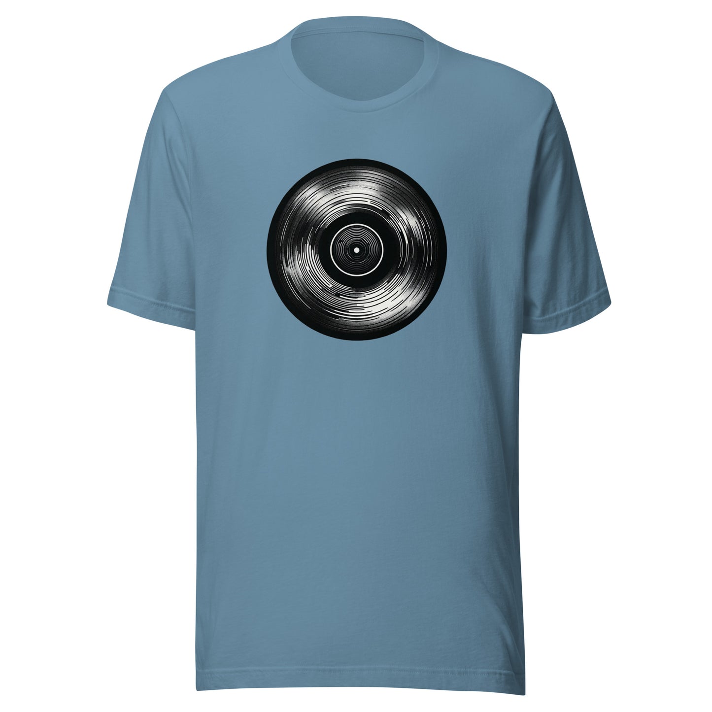 Unisex Vinyl Echo: Sleek Record Design Tee